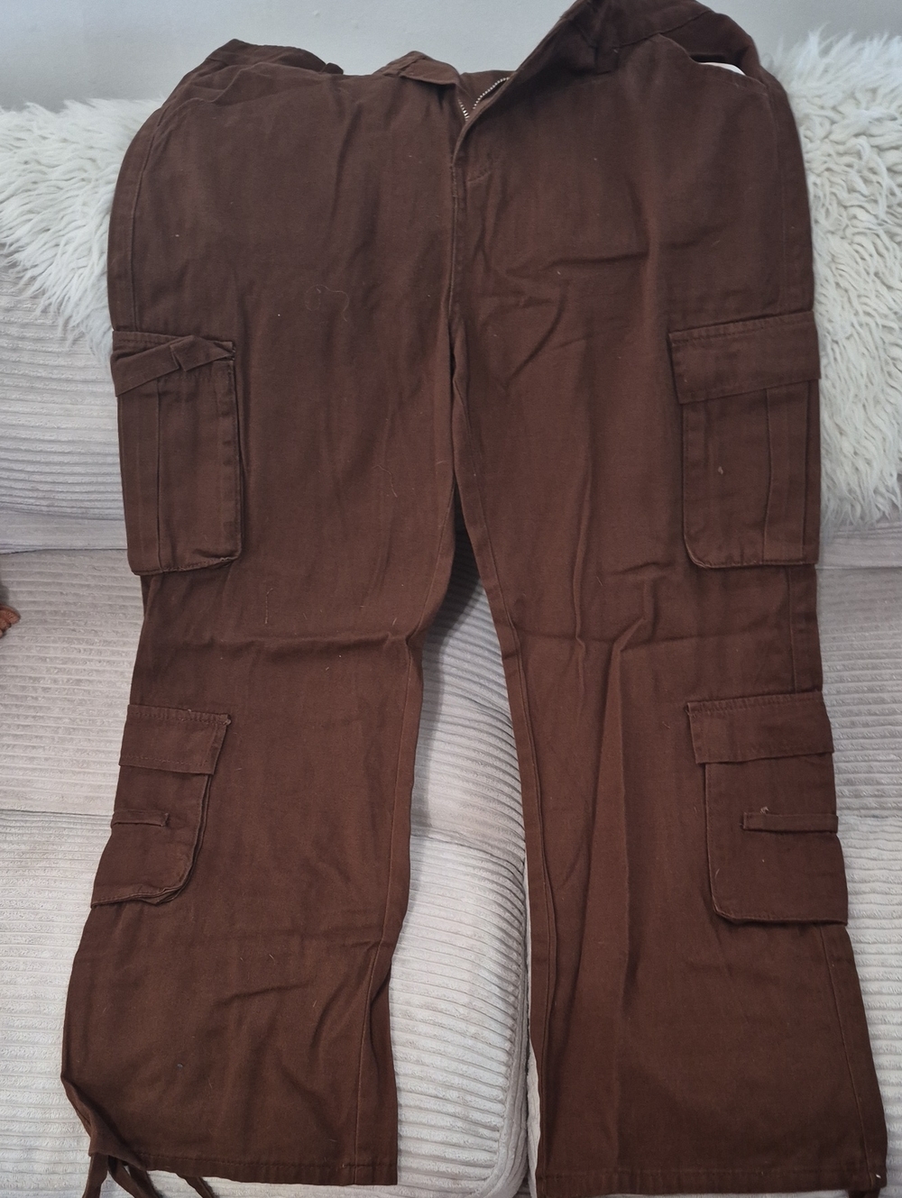 Womans Brown Cargo Pants
